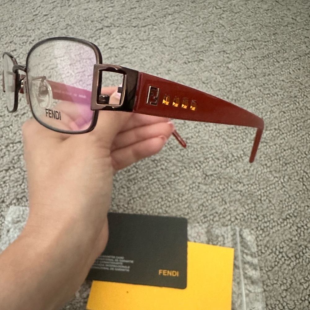 Fendi Women Eyeglasses 941R 212 Brown 50-17-135 NEW